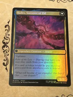 Magic: The Gathering Final Fantasy FFXIV Emet-Selch Unsundered Foil Mythic Card - Image 2