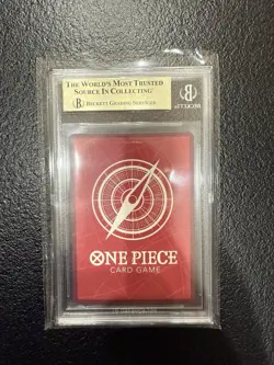 One Piece x BVB Monkey D. Luffy Promo Card ST13-003 Dortmund TCG Beckett BGS 10 - Image 2