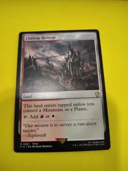 Clifftop Retreat #381 Final Fantasy FIC, Magic: The Gathering Card - Image 1