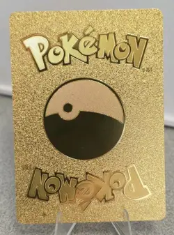 Pokemon Charmander Bulbasaur Squirtle GX Gold Foil Fan Art Collector Card TCG - Image 2
