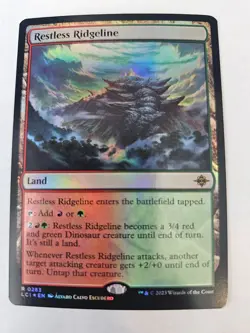 MTG - Restless Ridgeline FOIL - Lost Caverns of Ixalan - Image 1