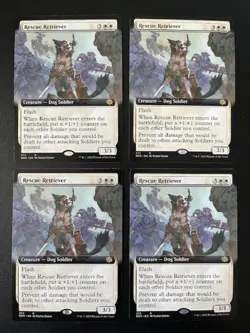 MTG- Rescue Retriever x4 - The Brother's War - Extended Art - Image 1