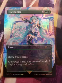 MTG Secret Lair - Hatsune Miku -Harmonize - English, FOIL NM - Image 1
