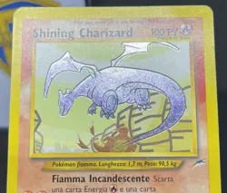 POKEMON NEO DESTINY UNLIMITED SHINING CHARIZARD HOLO 107/105 PL ITA - Image 3