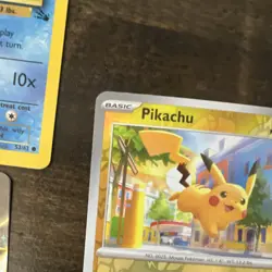 Pokemon TCG Pikachu, Zapdos EX, Psyduck English Lot PALDEA SVP Base Set Holo - Image 3