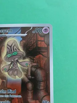 Pokemon Scarlet & Violet Pokemon Black Bolt Beheeyem 121/086 Illustration Rare - Image 3
