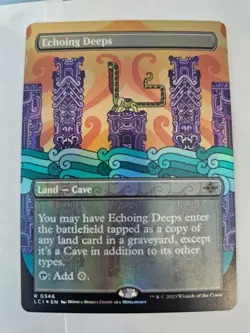 MTG - Echoing Deeps Borderless FOIL - Lost Caverns of Ixalan - Image 1