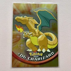 1999 Topps Pokemon TV Animation HOLO Charizard - Image 2