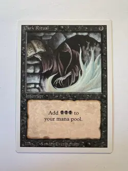 Dark Ritual - MTG Revised Edition - NM - Image 1