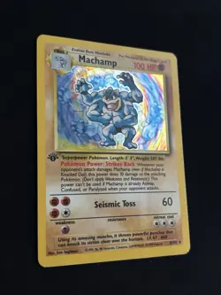 Machamp 8/102 Deck Exclusives 1st Edition Holo Pokemon TCG - MP - Image 2