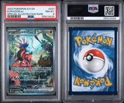 Koraidon EX 247 Special Illustration Rare Svi En-scarlet & Violet Pokemon PSA 8 - Image 1