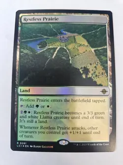 MTG - Restless Prairie FOIL - Lost Caverns of Ixalan - Image 1