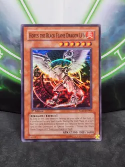 Yugioh Horus the Black Flame Dragon LV6 SOD-EN007 Super Rare 1st Edition NM - Image 1