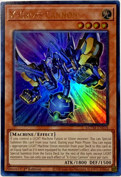 X-Cross Cannon Yugioh MZTM-EN018 Maze of the Master 1st Edition RAW NM-Mint - Image 1