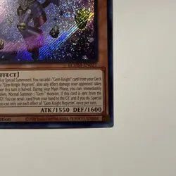 Yugioh Gem-Knight Nepyrim BLMM-EN021 1st Edition Secret Rare NM-Mint Raw - Image 5
