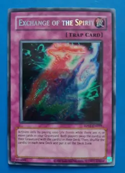 Near Mint Yugioh Exchange of the Spirit RP01-EN099 Secret Rare Unlimited (2020) - Image 1