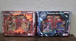 One Piece TCG Illustration Box Vol 5 and Vol 6 - LOT of (2) - Factory Sealed NEW - Image 1