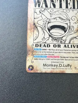 One Piece TCG OP05-119 Monkey.D.Luffy Wanted Poster Gear 5 SP Foil - Image 2