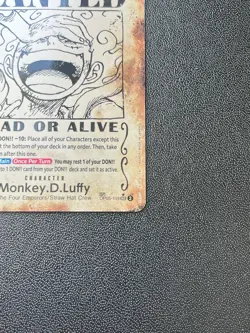 One Piece TCG OP05-119 Monkey.D.Luffy Wanted Poster Gear 5 SP Foil - Image 3