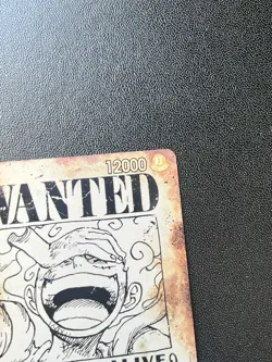 One Piece TCG OP05-119 Monkey.D.Luffy Wanted Poster Gear 5 SP Foil - Image 4