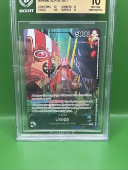 2025 ONE PIECE OP10-ROYAL BLOOD ALTERNATE ART #042 USOPP BGS10 - Image 1