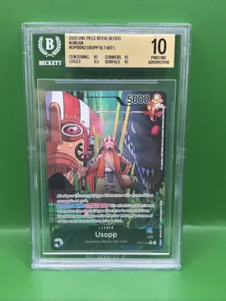 2025 ONE PIECE OP10-ROYAL BLOOD ALTERNATE ART #042 USOPP BGS10 - Image 2