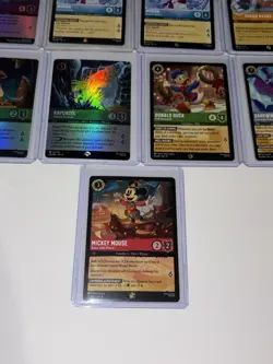 Lot Of 9 Winterspell Legendary tcg Lorcana Moana, Tigger, Rapunzel,Aladdin.. Reg - Image 4
