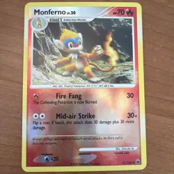 Pokemon Card - Monferno Majestic Dawn 41/100 Reverse Holo - Image 1