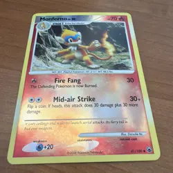 Pokemon Card - Monferno Majestic Dawn 41/100 Reverse Holo - Image 2