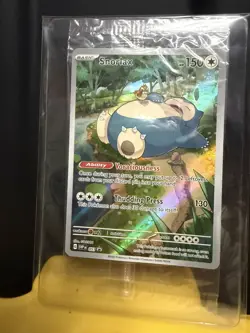Snorlax SVP EN 051 Black Star Promo Scarlet & Violet Pokemon 151 Card - SEALED - Image 1