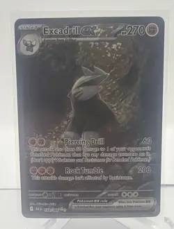 Excadrill ex 168/086 Illustration Rare Pokemon Card Black Bolt NM - Image 1