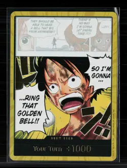 One Piece DON!! Card (Luffy) (Gold) Adventure on Kami's Island Foil - Image 1