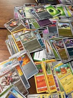 Pokemon TCG Card Lot Holo/Reverse Holos Energy Cards Dice And Coins - Image 3