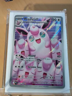 Wigglytuff – 105/094 – Phantasmal Flames – Illustration Rare – NM Pokemon Card - Image 1