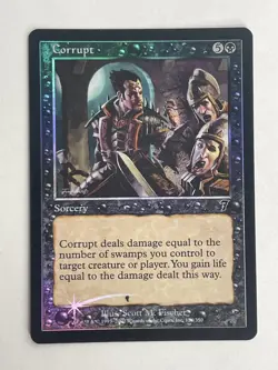 Corrupt (NM) Foil #124 7th Edition 7ED Sorcery Magic Gathering card MTG - Image 1
