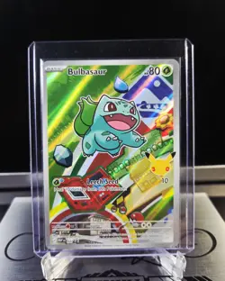Pokemon TCG: Bulbasaur, Illustration Rare, Partners Series 1, Promo Card (NM)!!! - Image 1