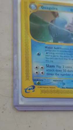 Pokemon non Holo Rare Card : Quagsire 30/147 ( Aquapolis Set) - Image 2