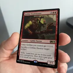 Magic the Gathering MTG - Goblin Trashmaster - M19 - NM - Image 2