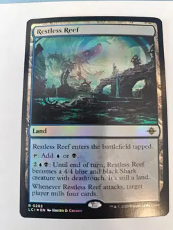 MTG - Restless Reef FOIL - Lost Caverns of Ixalan - Image 1