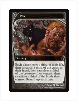 Pox, Future Sight Mystery Booster 2, Magic MTG NM - Image 1