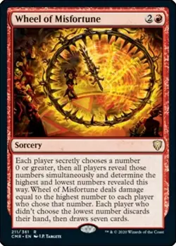 Magic The Gathering MTG WHEEL OF MISFORTUNE Commander Legends NM Near Mint - Image 1