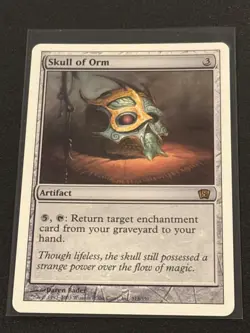 8th Edition Skull of Orm MTG Magic the Gathering NM - Image 1