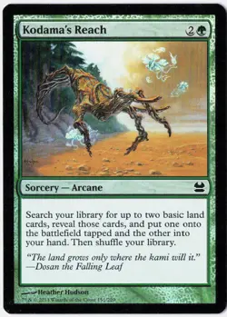 Kodama's Reach Foil C Modern Masters 151 NM - Image 1