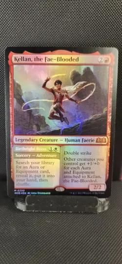 Kellan, the Fae-Blooded Wilds of Eldraine MTG (Foil) (NM) - Image 1
