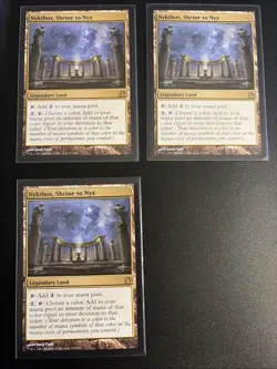 MTG Nykthos, Shrine to NYX Theros 223/249 Regular Rare, LP Condition - Image 1