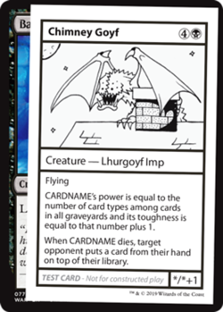 Chimney Goyf (No PW Symbol) NM, English MTG Mystery Booster Singles - Image 1