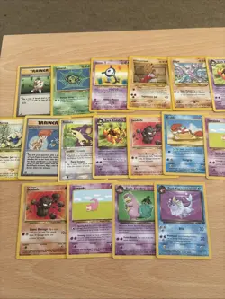 Joblot Early Pokemon Cards WOTC Fossil Team Rocket Etc - Image 1