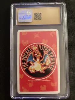 CGC PRISTINE 10!💎 POP 4. 1996 Japan Pokemon Playing Cards Red Deck - 4❤ - Image 2