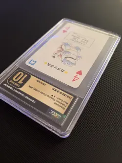 CGC PRISTINE 10!💎 POP 4. 1996 Japan Pokemon Playing Cards Red Deck - 4❤ - Image 4