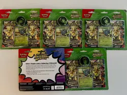 LOT of (5) Pokemon Ascended Heroes 2-Pack Blister Erika's Tangela - Image 2
